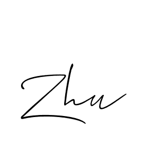 Best and Professional Signature Style for Zhu. Allison_Script Best Signature Style Collection. Zhu signature style 2 images and pictures png