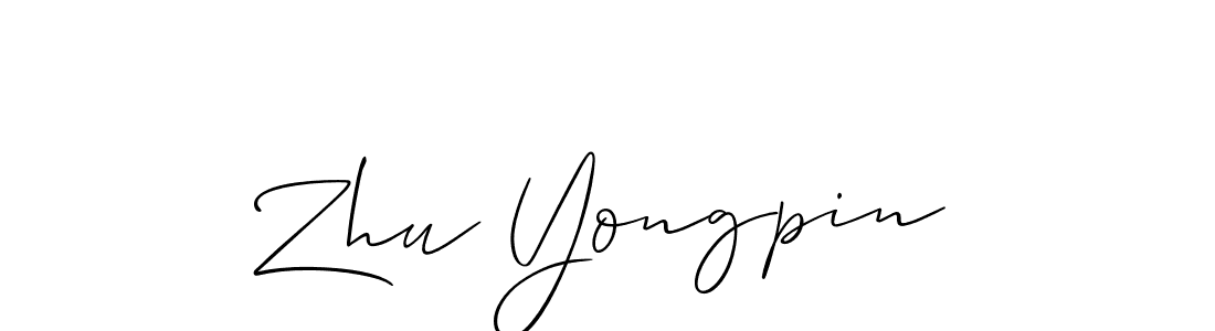 You can use this online signature creator to create a handwritten signature for the name Zhu Yongpin. This is the best online autograph maker. Zhu Yongpin signature style 2 images and pictures png