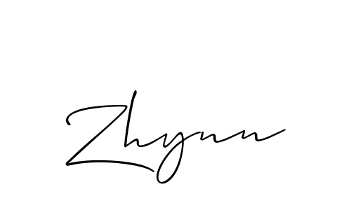 Similarly Allison_Script is the best handwritten signature design. Signature creator online .You can use it as an online autograph creator for name Zhynn. Zhynn signature style 2 images and pictures png
