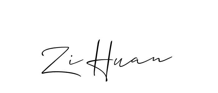 How to Draw Zi Huan signature style? Allison_Script is a latest design signature styles for name Zi Huan. Zi Huan signature style 2 images and pictures png
