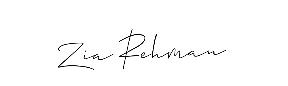 Also You can easily find your signature by using the search form. We will create Zia Rehman name handwritten signature images for you free of cost using Allison_Script sign style. Zia Rehman signature style 2 images and pictures png