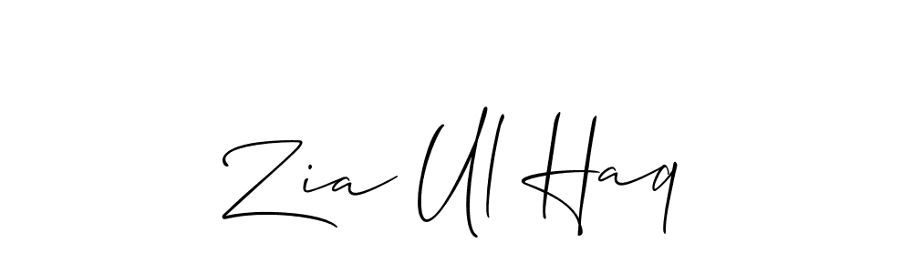 The best way (Allison_Script) to make a short signature is to pick only two or three words in your name. The name Zia Ul Haq include a total of six letters. For converting this name. Zia Ul Haq signature style 2 images and pictures png