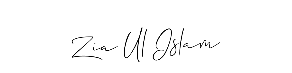 How to Draw Zia Ul Islam signature style? Allison_Script is a latest design signature styles for name Zia Ul Islam. Zia Ul Islam signature style 2 images and pictures png