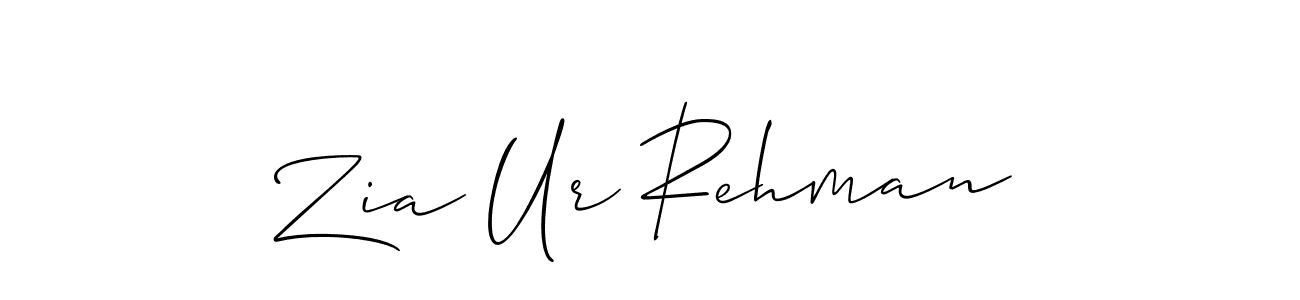 You should practise on your own different ways (Allison_Script) to write your name (Zia Ur Rehman) in signature. don't let someone else do it for you. Zia Ur Rehman signature style 2 images and pictures png