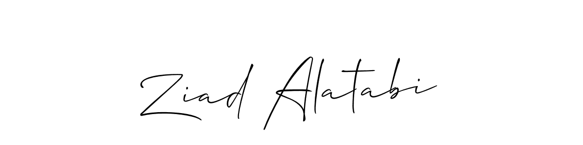 Also You can easily find your signature by using the search form. We will create Ziad Alatabi name handwritten signature images for you free of cost using Allison_Script sign style. Ziad Alatabi signature style 2 images and pictures png