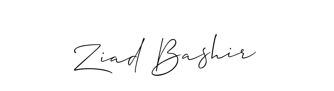 Make a beautiful signature design for name Ziad Bashir. Use this online signature maker to create a handwritten signature for free. Ziad Bashir signature style 2 images and pictures png