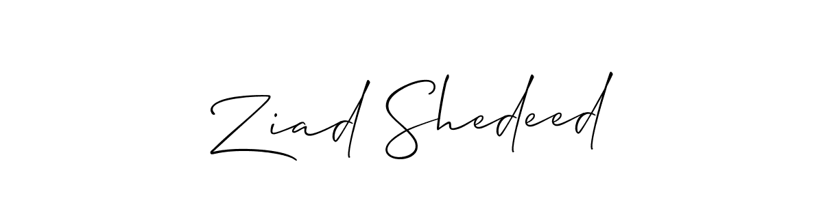 See photos of Ziad Shedeed official signature by Spectra . Check more albums & portfolios. Read reviews & check more about Allison_Script font. Ziad Shedeed signature style 2 images and pictures png