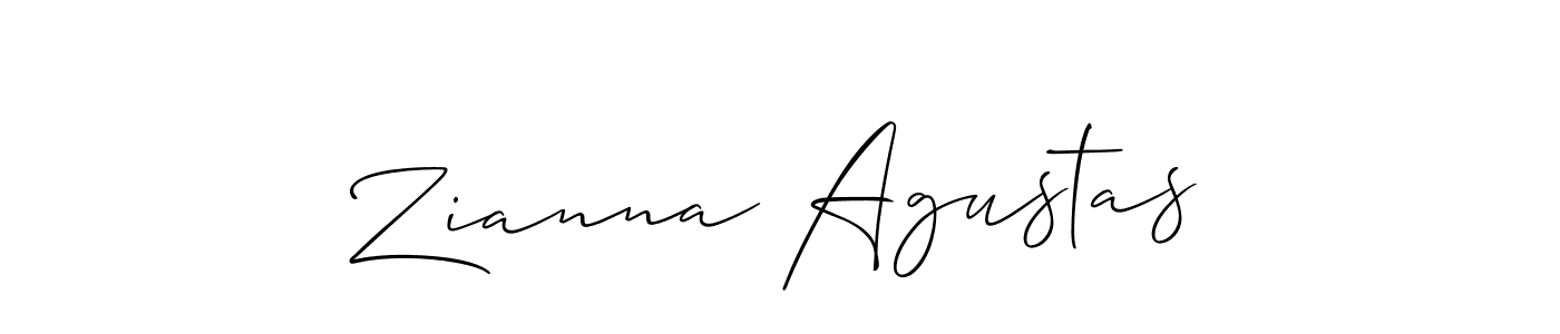 Here are the top 10 professional signature styles for the name Zianna Agustas. These are the best autograph styles you can use for your name. Zianna Agustas signature style 2 images and pictures png
