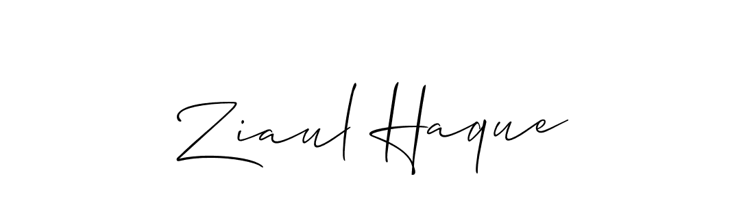 Also we have Ziaul Haque name is the best signature style. Create professional handwritten signature collection using Allison_Script autograph style. Ziaul Haque signature style 2 images and pictures png