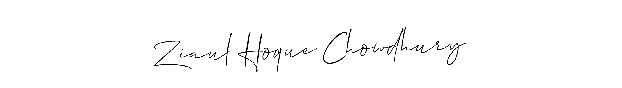 Make a beautiful signature design for name Ziaul Hoque Chowdhury. Use this online signature maker to create a handwritten signature for free. Ziaul Hoque Chowdhury signature style 2 images and pictures png