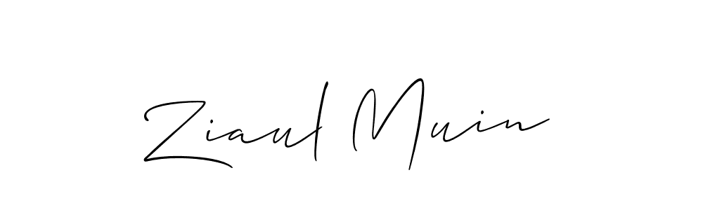 How to Draw Ziaul Muin signature style? Allison_Script is a latest design signature styles for name Ziaul Muin. Ziaul Muin signature style 2 images and pictures png