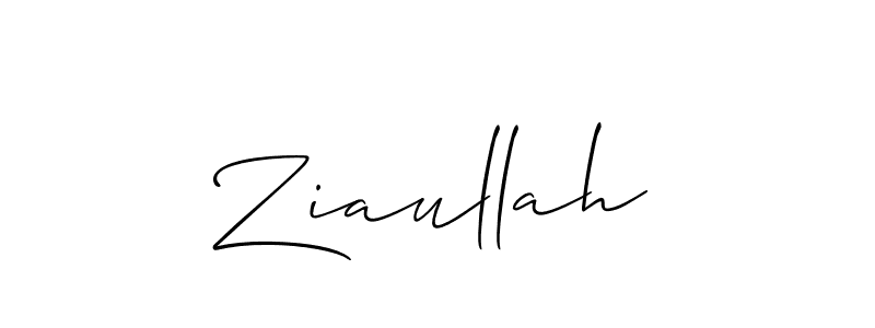 You should practise on your own different ways (Allison_Script) to write your name (Ziaullah) in signature. don't let someone else do it for you. Ziaullah signature style 2 images and pictures png