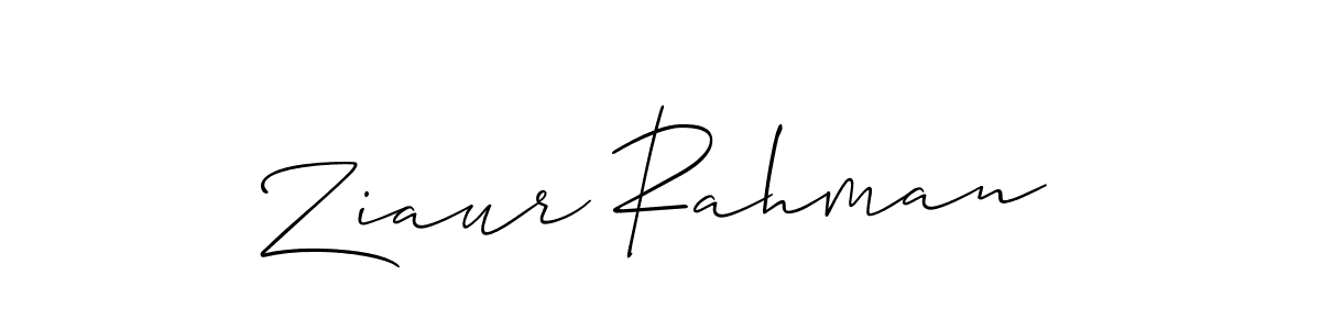 How to make Ziaur Rahman signature? Allison_Script is a professional autograph style. Create handwritten signature for Ziaur Rahman name. Ziaur Rahman signature style 2 images and pictures png