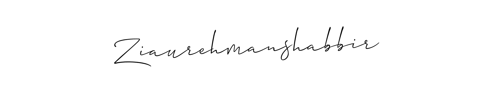 Also You can easily find your signature by using the search form. We will create Ziaurehmanshabbir name handwritten signature images for you free of cost using Allison_Script sign style. Ziaurehmanshabbir signature style 2 images and pictures png