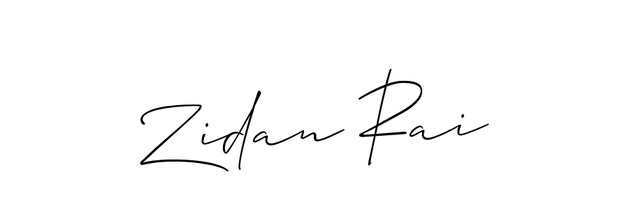 Once you've used our free online signature maker to create your best signature Allison_Script style, it's time to enjoy all of the benefits that Zidan Rai name signing documents. Zidan Rai signature style 2 images and pictures png