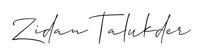 How to make Zidan Talukder signature? Allison_Script is a professional autograph style. Create handwritten signature for Zidan Talukder name. Zidan Talukder signature style 2 images and pictures png