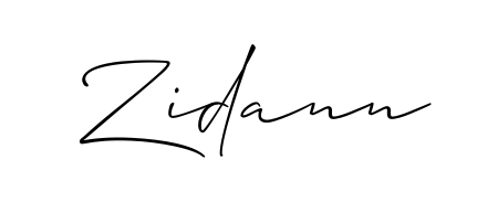 Here are the top professional signature styles for the name Zidann. These are the best autograph styles you can use for your name. Zidann signature style 2 images and pictures png