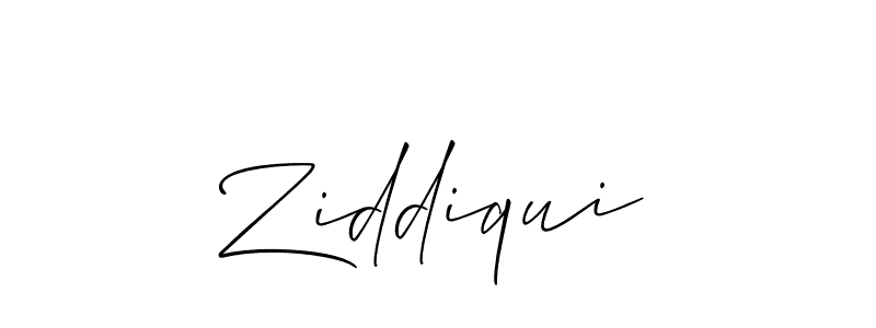 Also we have Ziddiqui name is the best signature style. Create professional handwritten signature collection using Allison_Script autograph style. Ziddiqui signature style 2 images and pictures png