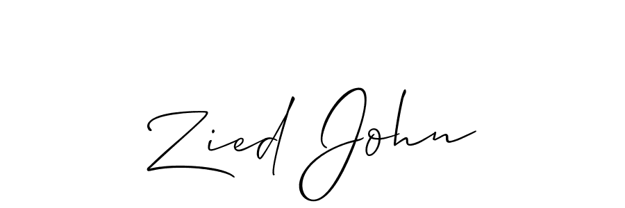 Once you've used our free online signature maker to create your best signature Allison_Script style, it's time to enjoy all of the benefits that Zied John name signing documents. Zied John signature style 2 images and pictures png