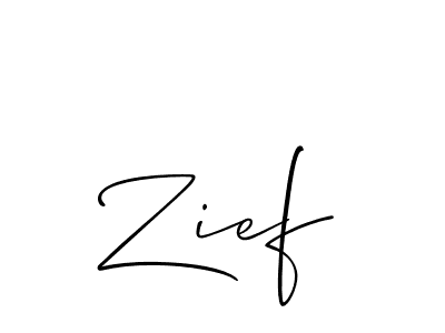 How to make Zief name signature. Use Allison_Script style for creating short signs online. This is the latest handwritten sign. Zief signature style 2 images and pictures png