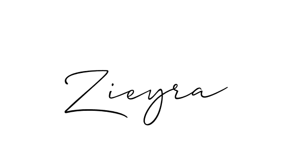 How to Draw Zieyra signature style? Allison_Script is a latest design signature styles for name Zieyra. Zieyra signature style 2 images and pictures png