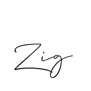 Also we have Zig name is the best signature style. Create professional handwritten signature collection using Allison_Script autograph style. Zig signature style 2 images and pictures png