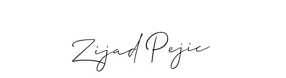 Make a beautiful signature design for name Zijad Pejic. Use this online signature maker to create a handwritten signature for free. Zijad Pejic signature style 2 images and pictures png