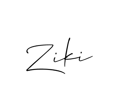How to Draw Ziki signature style? Allison_Script is a latest design signature styles for name Ziki. Ziki signature style 2 images and pictures png