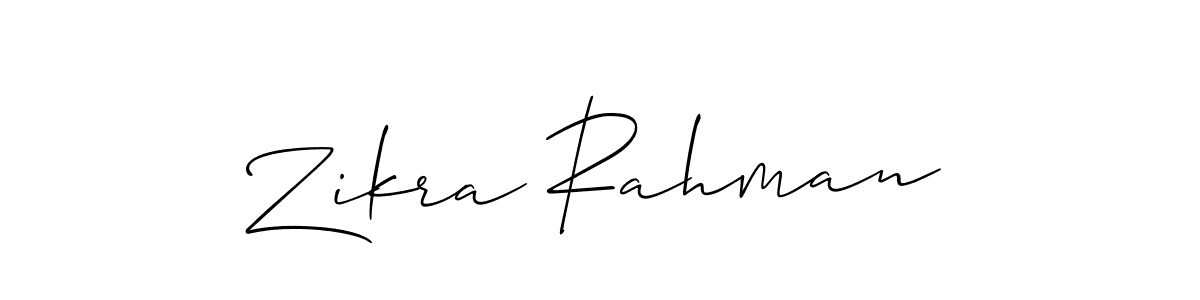 Best and Professional Signature Style for Zikra Rahman. Allison_Script Best Signature Style Collection. Zikra Rahman signature style 2 images and pictures png