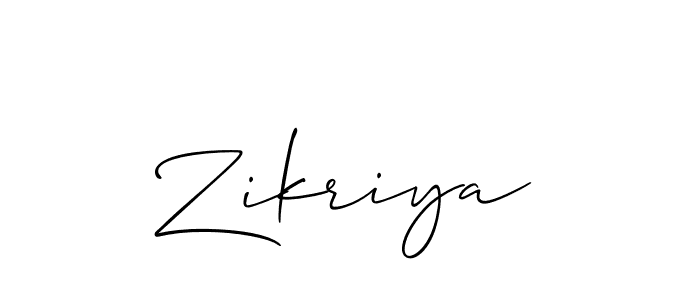 if you are searching for the best signature style for your name Zikriya. so please give up your signature search. here we have designed multiple signature styles  using Allison_Script. Zikriya signature style 2 images and pictures png