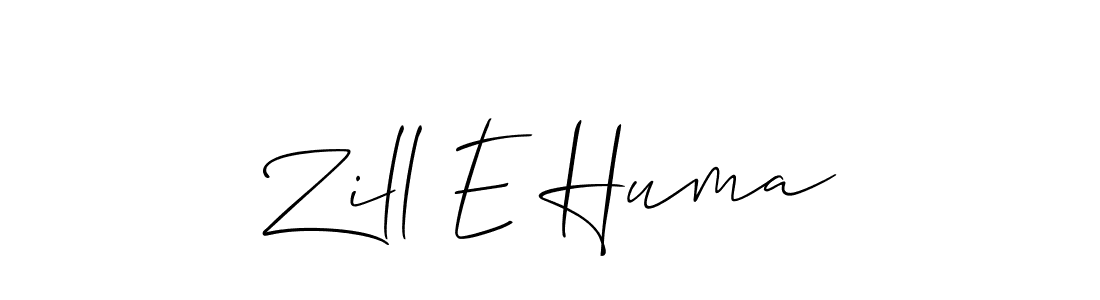 You should practise on your own different ways (Allison_Script) to write your name (Zill E Huma) in signature. don't let someone else do it for you. Zill E Huma signature style 2 images and pictures png