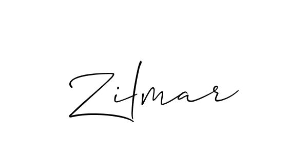 Also we have Zilmar name is the best signature style. Create professional handwritten signature collection using Allison_Script autograph style. Zilmar signature style 2 images and pictures png