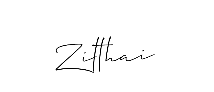 How to make Zilthai name signature. Use Allison_Script style for creating short signs online. This is the latest handwritten sign. Zilthai signature style 2 images and pictures png