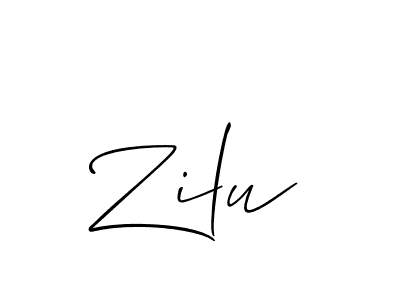 Once you've used our free online signature maker to create your best signature Allison_Script style, it's time to enjoy all of the benefits that Zilu name signing documents. Zilu signature style 2 images and pictures png