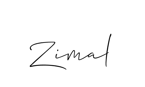 Here are the top 10 professional signature styles for the name Zimal. These are the best autograph styles you can use for your name. Zimal signature style 2 images and pictures png