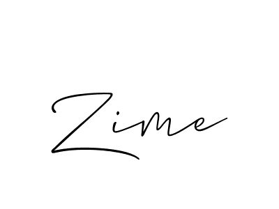 The best way (Allison_Script) to make a short signature is to pick only two or three words in your name. The name Zime include a total of six letters. For converting this name. Zime signature style 2 images and pictures png