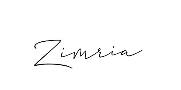 Best and Professional Signature Style for Zimria. Allison_Script Best Signature Style Collection. Zimria signature style 2 images and pictures png