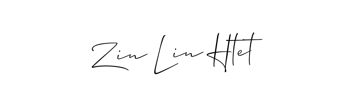 The best way (Allison_Script) to make a short signature is to pick only two or three words in your name. The name Zin Lin Htet include a total of six letters. For converting this name. Zin Lin Htet signature style 2 images and pictures png