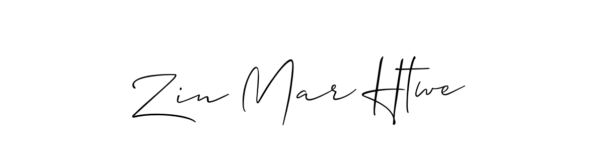 You should practise on your own different ways (Allison_Script) to write your name (Zin Mar Htwe) in signature. don't let someone else do it for you. Zin Mar Htwe signature style 2 images and pictures png