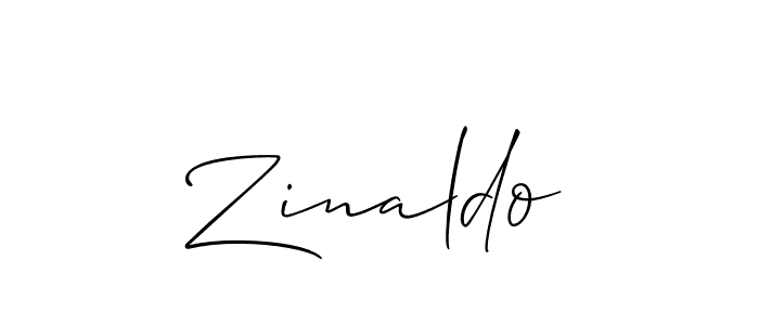 Zinaldo stylish signature style. Best Handwritten Sign (Allison_Script) for my name. Handwritten Signature Collection Ideas for my name Zinaldo. Zinaldo signature style 2 images and pictures png