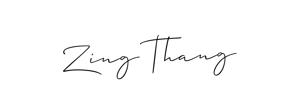 Check out images of Autograph of Zing Thang name. Actor Zing Thang Signature Style. Allison_Script is a professional sign style online. Zing Thang signature style 2 images and pictures png