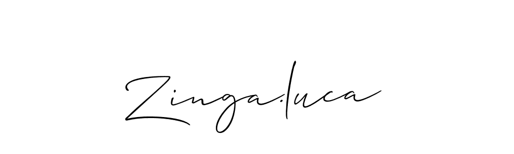 This is the best signature style for the Zinga.luca name. Also you like these signature font (Allison_Script). Mix name signature. Zinga.luca signature style 2 images and pictures png