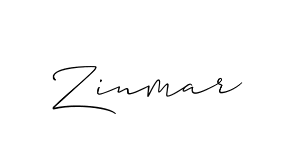 Once you've used our free online signature maker to create your best signature Allison_Script style, it's time to enjoy all of the benefits that Zinmar name signing documents. Zinmar signature style 2 images and pictures png