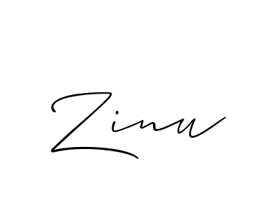 Also You can easily find your signature by using the search form. We will create Zinu name handwritten signature images for you free of cost using Allison_Script sign style. Zinu signature style 2 images and pictures png