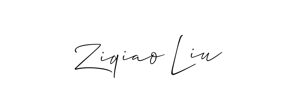 How to Draw Ziqiao Liu signature style? Allison_Script is a latest design signature styles for name Ziqiao Liu. Ziqiao Liu signature style 2 images and pictures png
