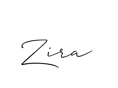 Also You can easily find your signature by using the search form. We will create Zira name handwritten signature images for you free of cost using Allison_Script sign style. Zira signature style 2 images and pictures png