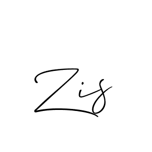 How to Draw Zis signature style? Allison_Script is a latest design signature styles for name Zis. Zis signature style 2 images and pictures png