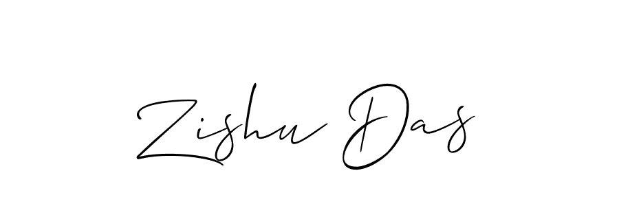 Allison_Script is a professional signature style that is perfect for those who want to add a touch of class to their signature. It is also a great choice for those who want to make their signature more unique. Get Zishu Das name to fancy signature for free. Zishu Das signature style 2 images and pictures png