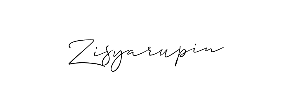 How to Draw Zisyarupin signature style? Allison_Script is a latest design signature styles for name Zisyarupin. Zisyarupin signature style 2 images and pictures png