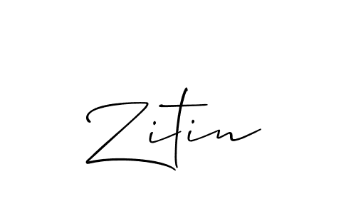 You should practise on your own different ways (Allison_Script) to write your name (Zitin) in signature. don't let someone else do it for you. Zitin signature style 2 images and pictures png